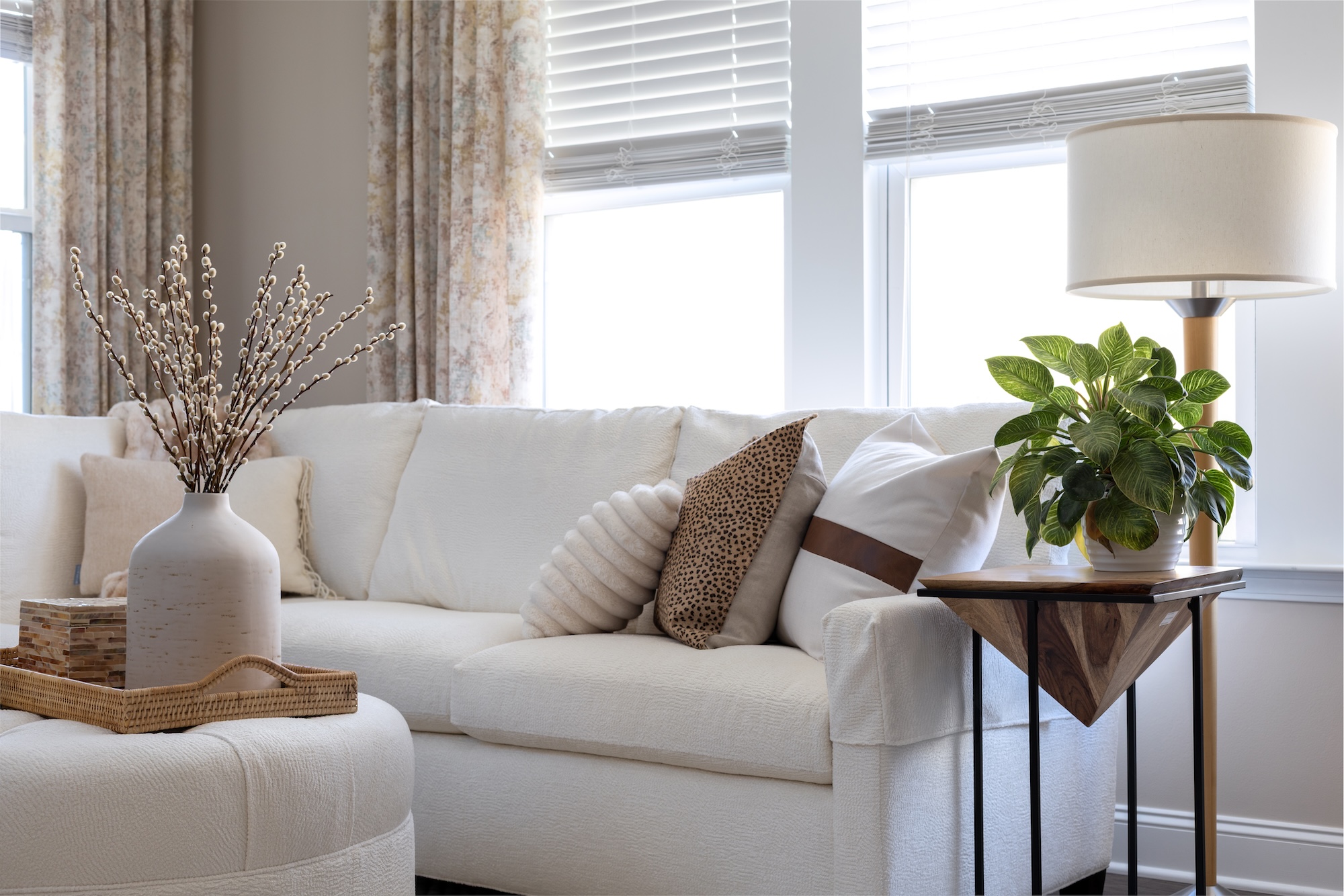 Neutrals Living Room Interior Design Merulla Interiors